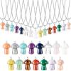 Geelin 15 Mushroom Crystal Necklace Christmas Gift for Women Mushroom Pendant Necklace Charms Star Stone Necklaces for Valentine's Gift Birthday Party Favor, 15 Styles (Mushroom) view 1