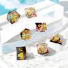 Sharp Edge DND Dice Set Handmade 7 Accessories Dice for Dungeons and Dragons TTRPG Games, Multi-Sided RPG Polyhedral Resin Sharp Edge Dice Roleplaying Games (Sequin Red) view 4