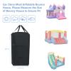 Andacar Storage Bag for Bounce House Inflatable, Portable Boun-cy House Storage Bag Kids Boun-cy Castle Bag Outdoor Ju-mp House Bags - 27.5"Dx40"H, Black view 3