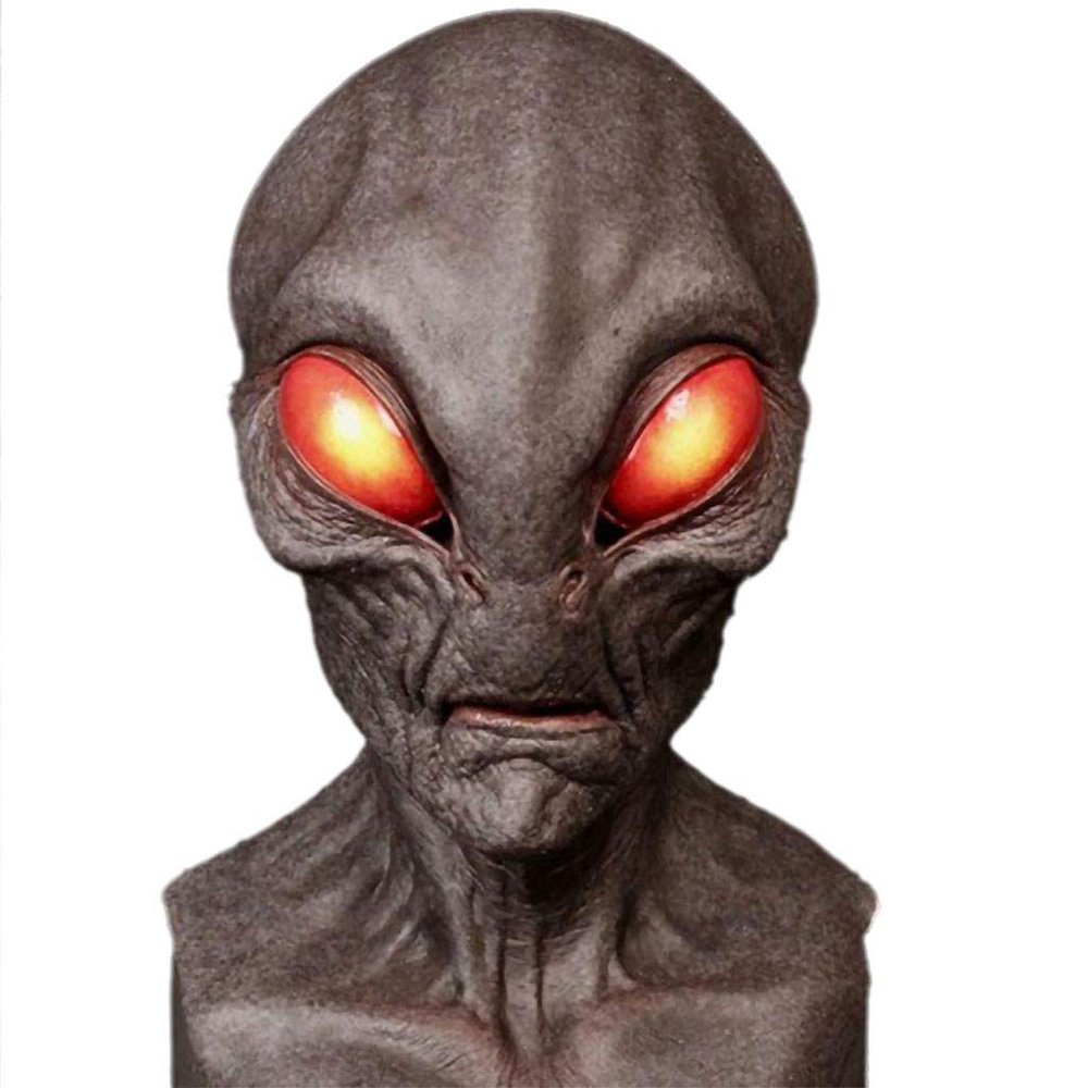 Halloween Alien Mask Scary Horrible Horror Alien mask Magic Mask Halloween Party 9