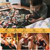 Jorumo Sword Building Set, 27in Rengoku Kyoujurou Sword with Scabbard and Stand, Cosplay Anime Toy Block for Collecting 790 Pieces, Luminous view 4