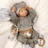 17 Inches Reborn Baby Doll Lifelike Newborn Sweet Baby Vinyl Reborn Doll Gift Toy for Children view 3