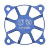 40mm RC Cooling Fan Cover,Carbon Fiber RC Motor Cooling Fan Cover,RC Motor Cooling Fan Protector Cover,Light Weight Aluminium Alloy Protective Accessory Part for RC Car Boat Motor(Blue) view 1