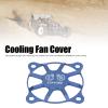 40mm RC Cooling Fan Cover,Carbon Fiber RC Motor Cooling Fan Cover,RC Motor Cooling Fan Protector Cover,Light Weight Aluminium Alloy Protective Accessory Part for RC Car Boat Motor(Blue) view 3