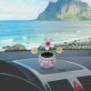 Bavokon Solar Dancer Figure,Solar Powered Dancing Car Dashboard Decor,Solar Dancing Flower Solar Dancing Solar Toys Solar Powered Toys Car Swinging Dancing Toy Car Windowsill Home Desk Decor view 2