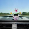 Bavokon Solar Dancer Figure,Solar Powered Dancing Car Dashboard Decor,Solar Dancing Flower Solar Dancing Solar Toys Solar Powered Toys Car Swinging Dancing Toy Car Windowsill Home Desk Decor view 3