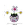 Bavokon Solar Dancer Figure,Solar Powered Dancing Car Dashboard Decor,Solar Dancing Flower Solar Dancing Solar Toys Solar Powered Toys Car Swinging Dancing Toy Car Windowsill Home Desk Decor view 4
