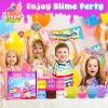 Elover Ice Cream Slime Kit for Girls and Boys Fluffy DIY Slime Toys Gifts Make Ice Cream Slimes for 6-12 Years Old Kids Girl Toys 8-10 Years Old view 3