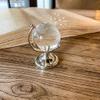 LIFKOME 1Pcs Mini Round Globe, Crystal Ball Glass Sphere Display Globe 3D Crystal Sphere with Stand World Model Designed Desktop Ornament (2.36X1.38X1.38inch view 4