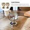 LIFKOME 2Pcs Mini Round Crystal Earth Globe, Crystal Ball Glass Sphere Display Globe 3D Crystal Sphere with Stand World Globe Model Designed Desktop Ornament (2.36X1.38X1.38inch view 4