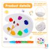 Lewtemi 15.7'' Art Palette Piata Small Paint Art Piata with Stick Confetti Blindfold for Boys Girls Birthday Party Painting Favors Classroom Prizes Stocking Stuffers Paint Party Supplies (Drawing) view 4