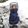 0-4T Anti-Kick Winter Warm Stroller Blanket,Cozy Baby Sleeping Bag Cocoon Adaptable for All Strollers Waterproof,Anti-Slip,Extendable,Multifunction Use Footmuff for Stroller Blanket view 3