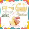 Meanplan 50 Pieces Gold Paper Crowns Birthday Crowns DIY Craft Kit for Princess Prince with 28 Sheets Gem Jewels Number Letter Stickers for Boy Girls Adults Birthday Party Favor Supplies Decoration view 3