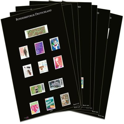 BRD (Germany) Supplement Prophila 2021 - in Color on Black stockpages