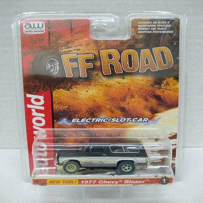 Auto World SC375-1 Off Road 1977 Blazer HO Scale Electric Slot Car - Black