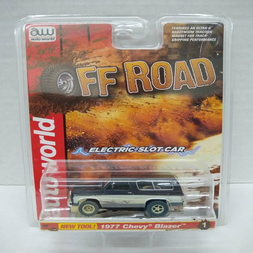 Auto World SC375-1 Off Road 1977 Blazer HO Scale Electric Slot Car - Black