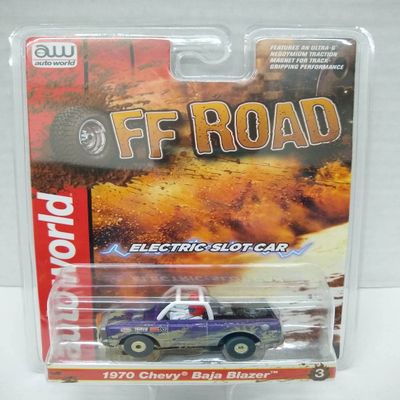 Auto World SC375-3 Off Road 1970 Baja Blazer HO Scale Electric Slot Car - Purple (SC375-3Prpl)