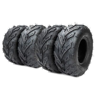 BV Parts Replacement Set of 4 Tires for Trailmaster Mid XRX, Blazer 200 and Hammerhead Mudhead and Mid-Size Go Karts