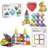 PicassoTiles 80PC Magnetic Diamond Tiles + 12PC Mirror Building Blocks Expansion Bundle: STEAM Learning & Educational Sensory Playset for Preschool and Kindergarten Kids Ages 3+, Great Gift Idea view 1