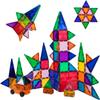 PicassoTiles 80PC Magnetic Diamond Tiles + 12PC Mirror Building Blocks Expansion Bundle: STEAM Learning & Educational Sensory Playset for Preschool and Kindergarten Kids Ages 3+, Great Gift Idea view 3