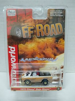 Auto World SC375-3 Off Road 1970 Baja Blazer HO Scale Electric Slot Car - Orange