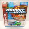 Auto World SC378-2B Import Heat 1995 Mazda RX-7 HO Scale Electric Slot Car - Blue and Green view 1