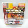 Auto World SC378-3A Import Heat 1995 Mitsubishi Eclipse HO Scale Electric Slot Car - White and Red view 1