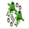 GPM 1Pcs Set Upgrades Alloy Front Knuckle Arm with Bearing for Tamiya-TT02 rc Cars (Green) view 1