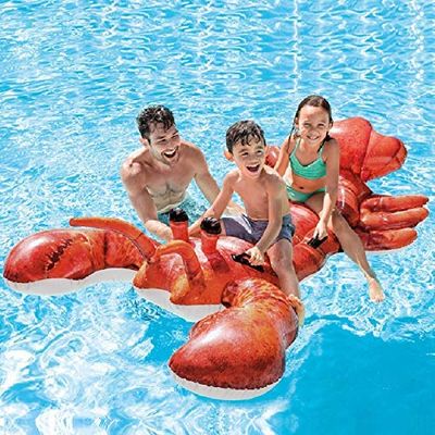 Pool Floaties Airbeds Oversized Lobster Mount Adult Floating Row Sofa Multi- Balloon Toys Children Inflatable Double Mount