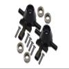 GPM 1Pcs Set Upgrades Alloy Front Knuckle Arm with Bearing for Tamiya-TT02 rc Cars (Black) view 1