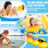 24 Pcs Mini Rubber Ducks with Sunglasses, Rubber Ducks in Bulk Valentine Bathtub Toys for Cruise Valentines Kids Classroom Gift Exchange(Eyeglasses,Yellow, Blue, Pink, Black) view 4