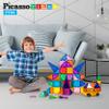 PicassoTiles 63pc Diamond Magnet Tile + Marble Run 40pc Race Track, Magnetic Building Block Construction Toy Set with Car Truck STEM Learning Kit Early Education Builder Playset Toys, Boy Girl Age 3+ view 4