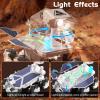 KJIXYUNG Mars Rover Remote Control Car for Boys 4-7, Space Explorers Toys RC Cars for Boys Age 8-12, Moon Rover with 2.4Ghz Remote Control, Astronaut Model, 6 Laterally Movable Wheels, Rechargeable view 2