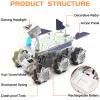 KJIXYUNG Mars Rover Remote Control Car for Boys 4-7, Space Explorers Toys RC Cars for Boys Age 8-12, Moon Rover with 2.4Ghz Remote Control, Astronaut Model, 6 Laterally Movable Wheels, Rechargeable view 3