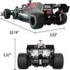 RASTAR Mercedes F1 RC Car 1/12 Mercedes AMG F1 W11 EQ Performance 2.4GHz Remote Control Car view 3