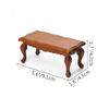 Odoria 1/12 Miniature Coffee Table Dollhouse Furniture Accessories, Brown view 4