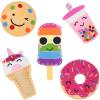 Cymbana Kids Sewing Kit Make Your Own Food Felt Plush Toy, Donuts, Ice Cream Craft Art Set for Beginners, Girls Gifts for Children Ages 6+ view 1