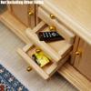 Odoria 1/12 Miniature Cabinet Cupboard Hutch Dollhouse Furniture Accessories, Burlywood view 4