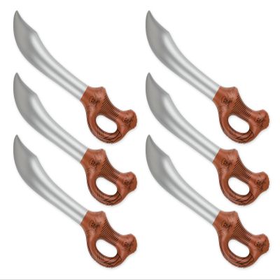 DS. DISTINCTIVE STYLE Inflatable Pirate Sword Pirate Party Decorations Inflatable Sword for Party Cosplay(Style A)