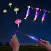 lpvoqpth 25 Sets LED Flying Set, 25 Slingshot+25 Glow Helicopter-50 Pcs, Flying Toy Outdoor Toys Glow in The Dark Party Supplies Party Favors for Kids 8-12,4-8 view 1
