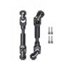 AMOGOT 2Pcs Internal Spline RC Drive Shaft 75-100mm for 1/10 Axial SCX10 Trx4 SCX10II 90046 Wraith D90 TF2 Redcat Gen7 GEN8 RC Crawler, Steel Metal Universal Joint Driveshaft A view 1