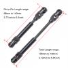 AMOGOT 2Pcs Internal Spline RC Drive Shaft 96-140mm for 1/10 Axial SCX10 Trx4 SCX10II 90046 Wraith D90 TF2 Redcat Gen7 GEN8 RC Crawler, Steel Metal Universal Joint Driveshaft B view 2