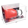 Better Display Cases Acrylic Boxing Glove Display Case with Mirror Case, Purple Risers and Mirror Base (A011/V16) view 2