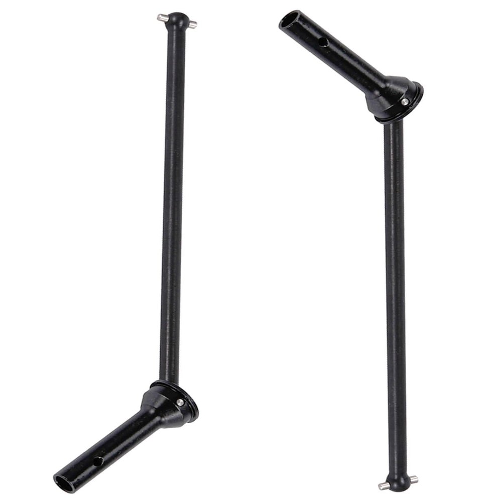 ARRCat Upgrades Part Drive Shaft for 1/8 Kraton 6S BLX Outcast 6S BLX Notorious 6S BLX,2pcs Front Drive Shaft Axles Upgrades Part,Harden Metal #45 Driveshaft Hop-up,(Upgrades Version),Black