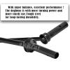 ARRCat Upgrades Part Drive Shaft for 1/8 Kraton 6S BLX Outcast 6S BLX Notorious 6S BLX,2pcs Front Drive Shaft Axles Upgrades Part,Harden Metal #45 Driveshaft Hop-up,(Upgrades Version),Black view 3