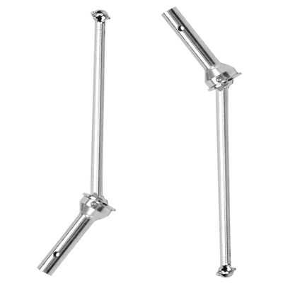 ARRCat Upgrades Part Drive Shaft for 1/8 Kraton 6S BLX,Outcast 6S BLX,Notorious 6S BLX,2pcs Front Drive Shaft Axles Upgrades Part,Harden Metal #45 Driveshaft Hop-up,(Upgrades Version),Silver