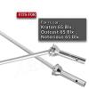 ARRCat Upgrades Part Drive Shaft for 1/8 Kraton 6S BLX,Outcast 6S BLX,Notorious 6S BLX,2pcs Front Drive Shaft Axles Upgrades Part,Harden Metal #45 Driveshaft Hop-up,(Upgrades Version),Silver view 2