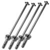 ARRCat Upgrades Part Drive Shaft for 1/8 Typhon 6s Blx,Infraction 6s Blx,Felony 6s Blx,Limitless Roller,4pcs Front Rear Drive Shaft Axles Upgrades Part (Upgrades Version),Silver view 4