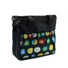 Yuanhe Bingo Dauber Bags with 6 Pockets Black Bingo Tote Bag view 2