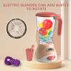 Yalujumb Play Kitchen Toys, Pretend Play Kitchen Appliances Toy Set with Coffee Maker, Mixer, Toaster with Realistic Lights& Sounds, Birthday Gift for Kids Ages 3-5 4-6 6-8 (5 Machine) view 4